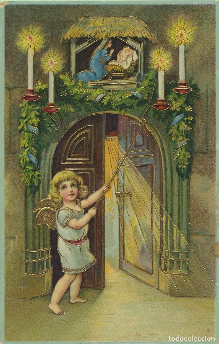Postkarten: N&ordm; 2107 H. Motivo navide&ntilde;o. Impresa en Alemania. Hacia 1910.