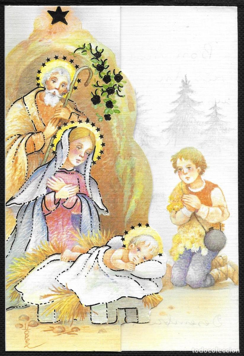 Postkarten: 2018N -LOPEZ - EDICIONES EDICROMO S. 9015.2- TROQUELADA - TRIPTICA 17X11,5 CM
