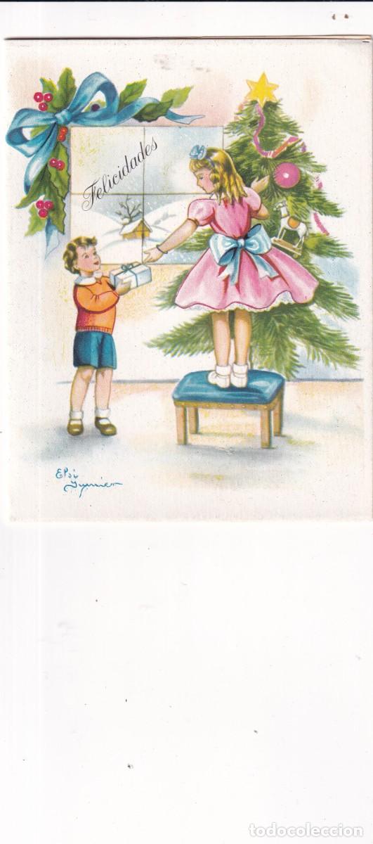 Postais: Felicitaci&oacute;n Navidad sin usar. Ediciones F M serie 2 n&ordm; 2 Medidas 13,50 x 10,50 cm