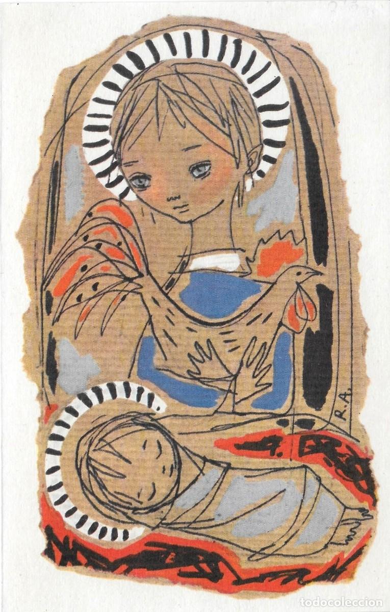 Postcards: 2089P- EDICIONES KIN-KE 2404 -PRECIOSA ALEGORIA NAVIDE&Ntilde;A- DIPTICA 17X11 CM