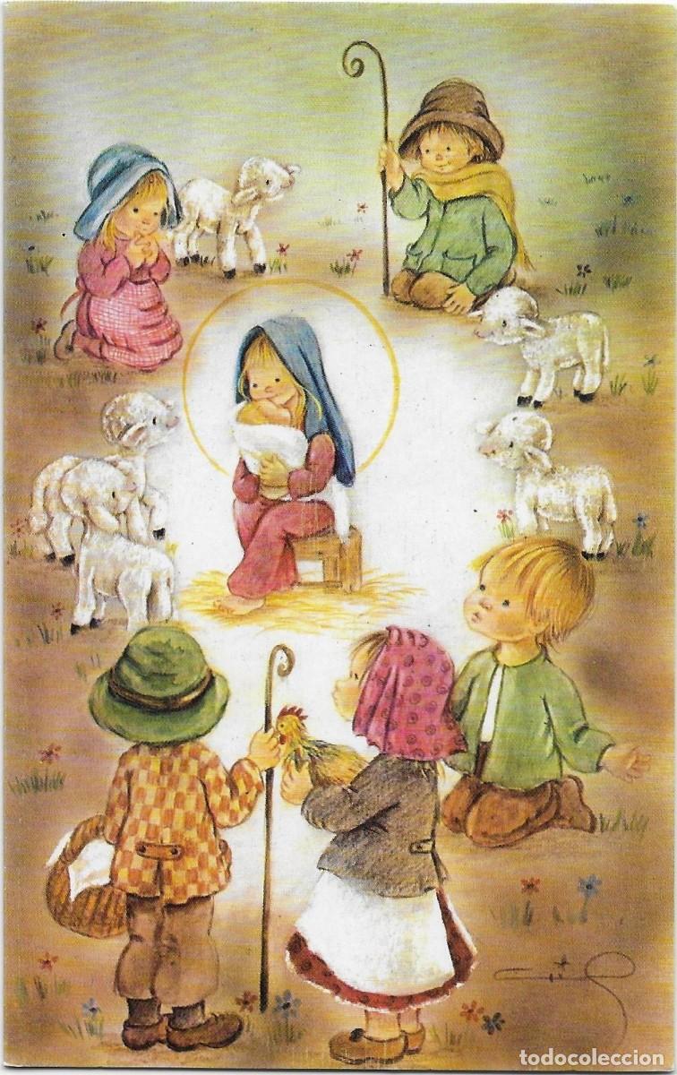 Postkarten: 2062M - CRIS - TODOS A VER AL MES&Iacute;AS- EDICIONES SUBI 2-1538.4 - DIPTICA 13,5X8,5 CM- DATA 1982