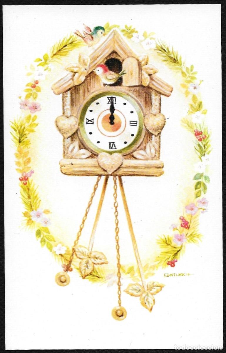 Cartes Postales: 2099M -CONTIJOCH -EL RELOJ CUC&Uacute; ANUNCIA NAVIDAD- SUBI 13225-2- DIPTICA 13,5X8,5 CM- CON SOBRE