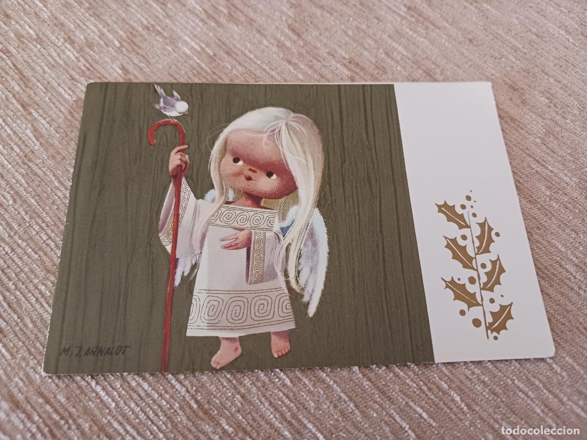 Cartoline: felicitacion navide&ntilde;a 1964, parroquia de san pio X, ilustra arnalot