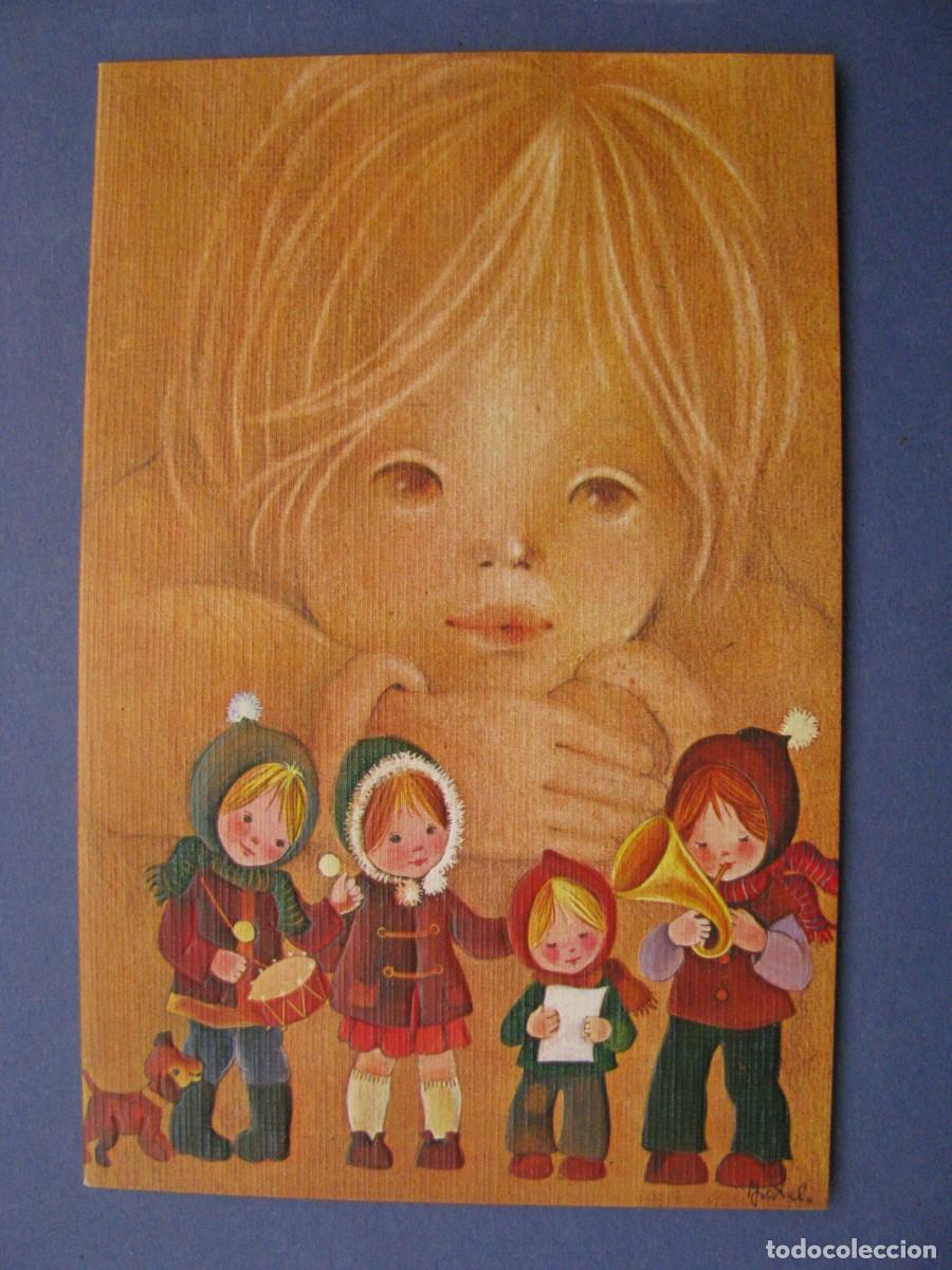 Postcards: POSTAL DIPTICA DE IL. ISABEL. ORTIZ X112. SIN ESCRIBIR. CON RELIEVE. 13X8,5 CM.