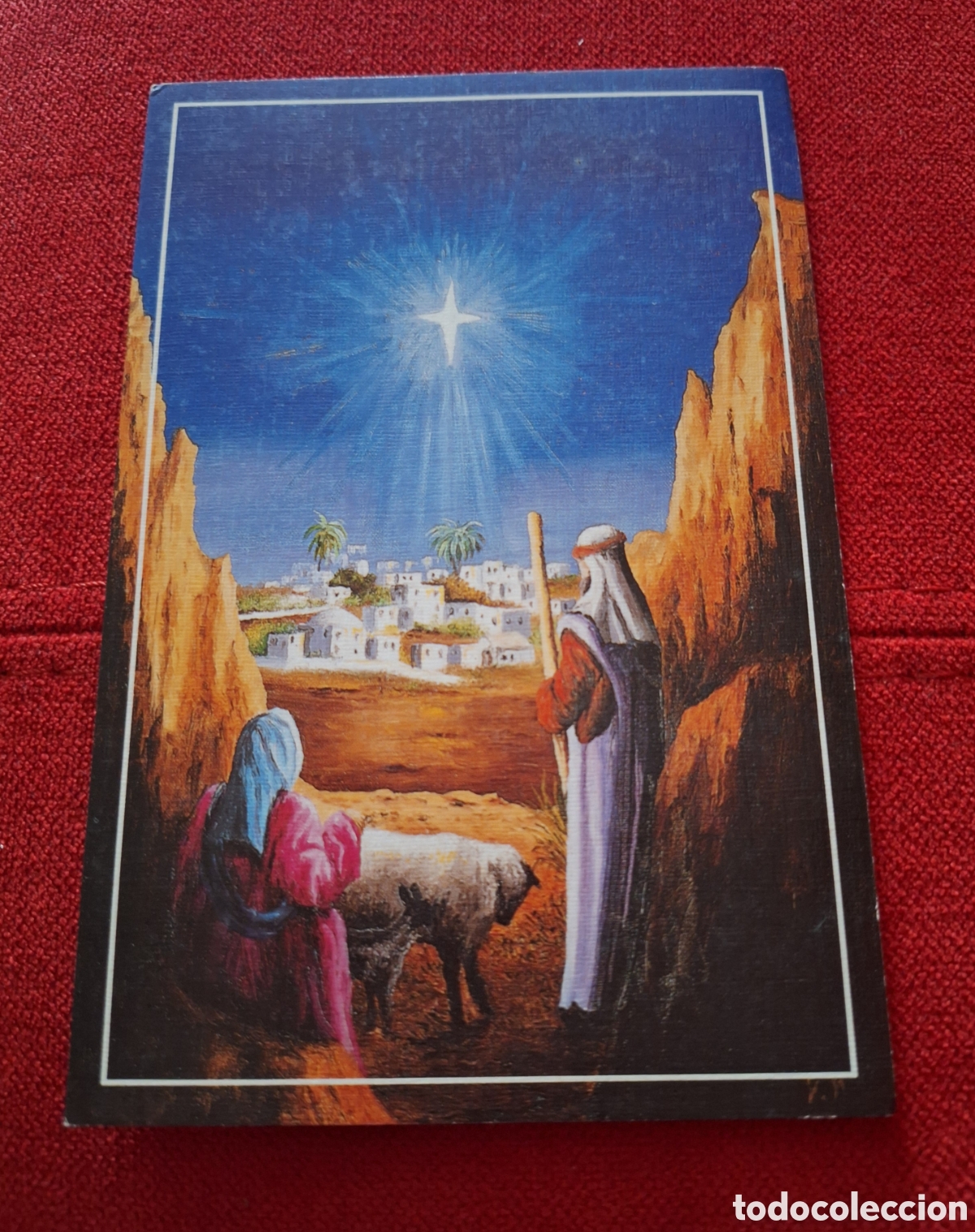 Postais: Postal Navidad sobre E 411 pintado con bocaCOMPRA MINIMA 5&euro;