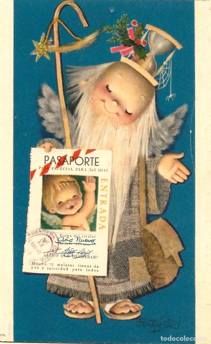 Cartes Postales: 2061H - FERR&Aacute;NDIZ - PASAPORTE N&ordm; 376 - 10,5X6,8 CM