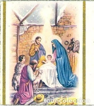 Postais: 2097H - ANTIGUA Y MUY BONITA TARJETA DE FELICITACI&Oacute;N - 11,5X6,5 CM APROX.- DATA 1954