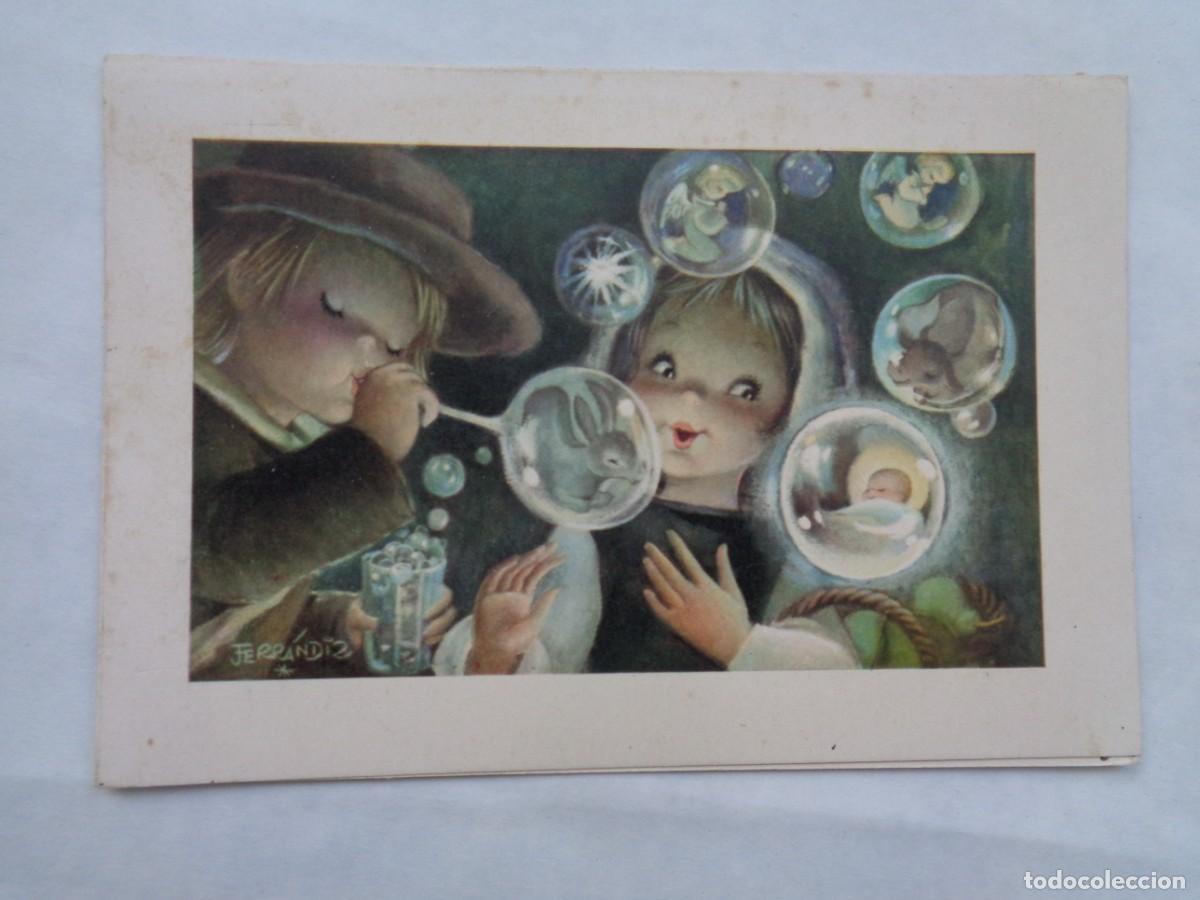 Postales: BONITA TARJETA DE FELICITACION DE NAVIDAD DE FERRANDIZ . A&Ntilde;OS 60