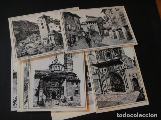 Postales: 13 tarjetas navidad localidades de aragon , ilustradas por e. ascaso - nuevas