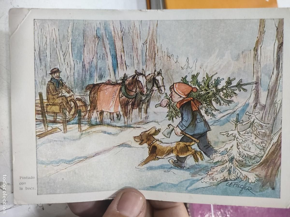 Postales: Postal NAVIDE&Ntilde;A V&iacute;spera Navide&ntilde;a N 2117 ARTIS MUTI 1962 Escrita mal estadoMUTI