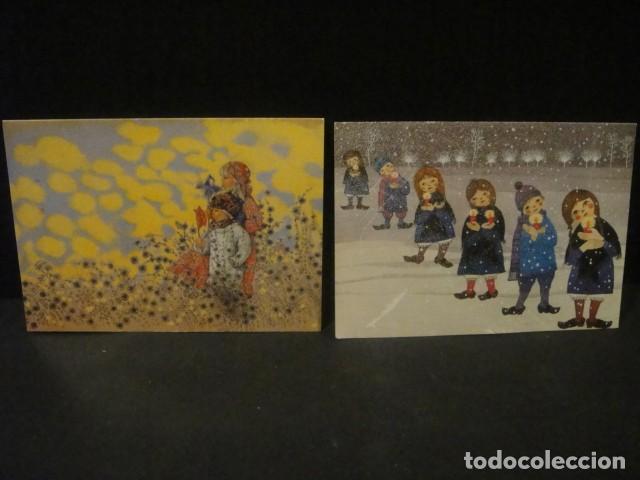 Postales: 10 tarjetas de navidad - unicef - Foto 3