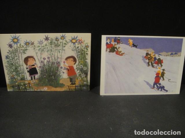 Postales: 10 tarjetas de navidad - unicef - Foto 5