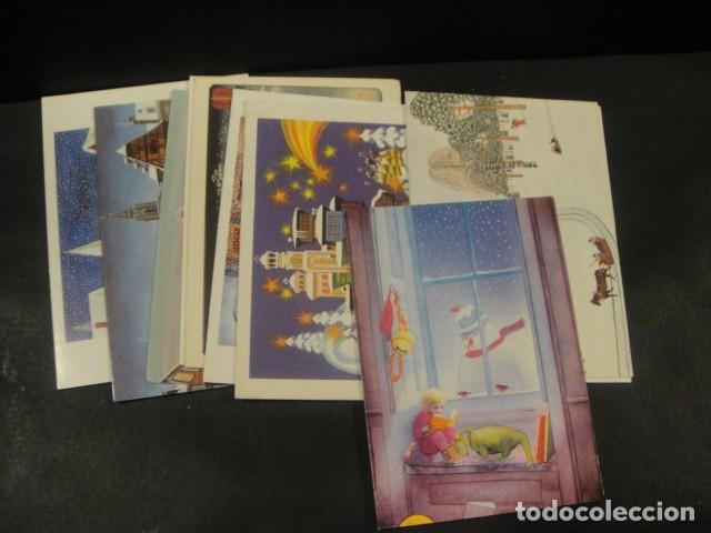 Postales: 11 tarjetas de navidad - unicef - Foto 1
