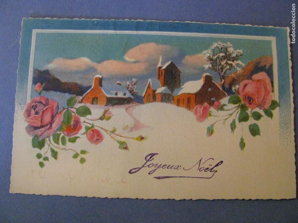 Postcards: POSTAL DE NAVIDAD. FRANCIA. ESCRITA 1947.