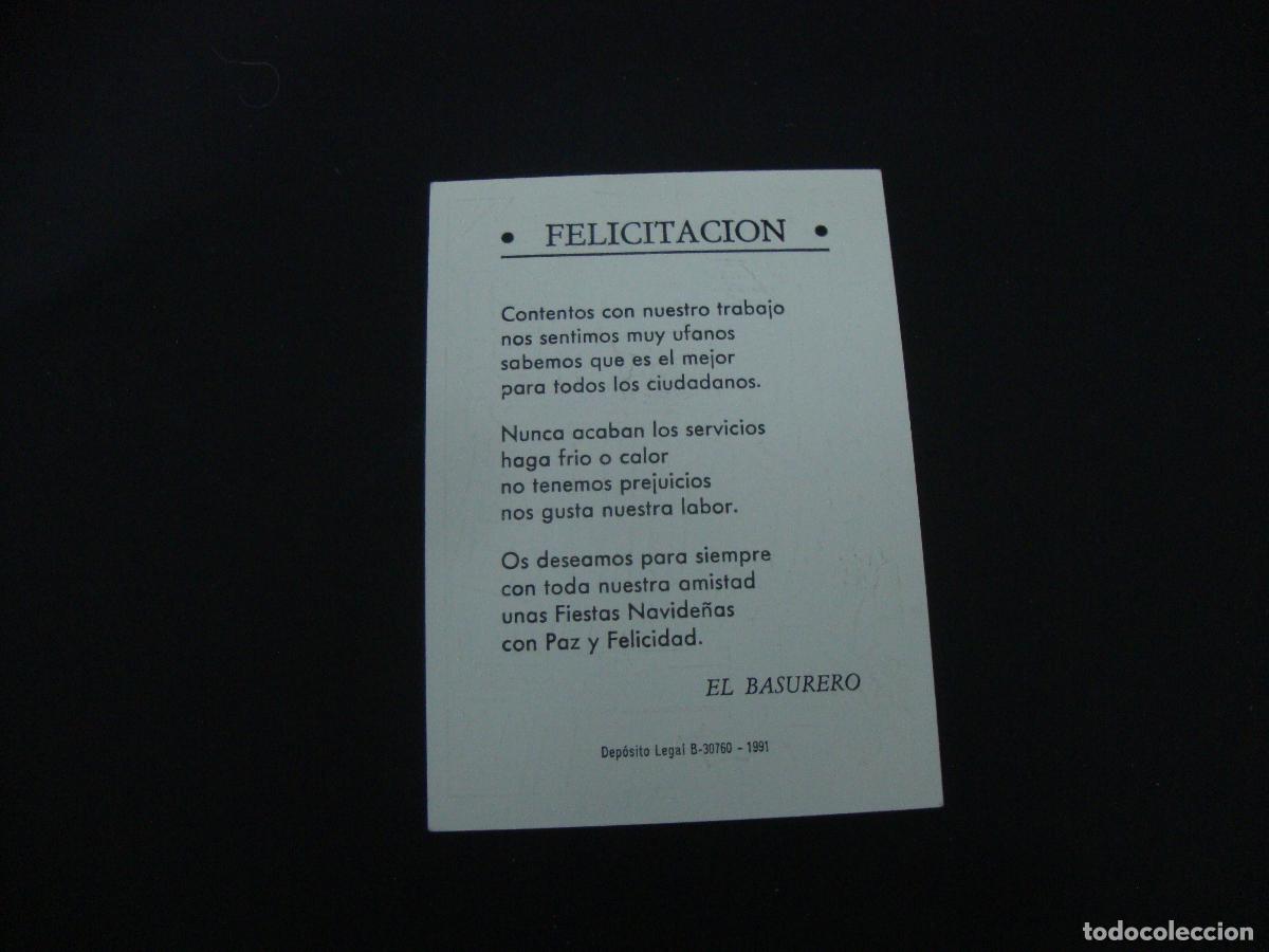 Postales: FELICITACION OFICIOS EL BASURERO - Foto 2