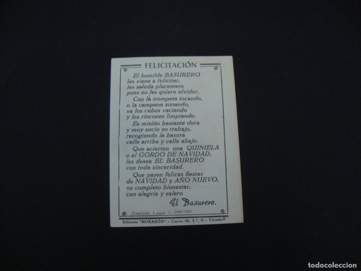 Postales: FELICITACION OFICIOS EL BASURERO - Foto 2