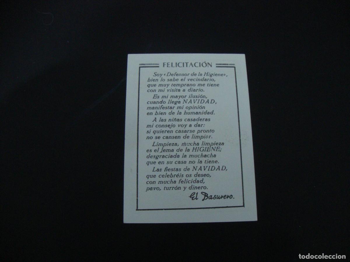 Postales: FELICITACION OFICIOS EL BASURERO - Foto 2