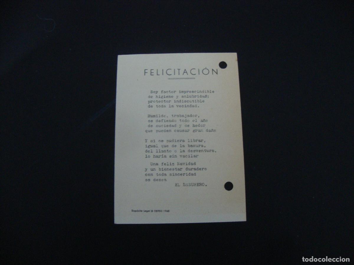 Postales: FELICITACION OFICIOS EL BASURERO - Foto 2