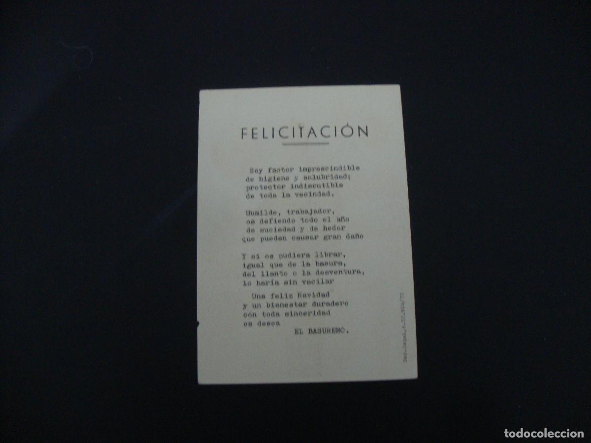 Postales: FELICITACION OFICIOS EL BASURERO - Foto 2
