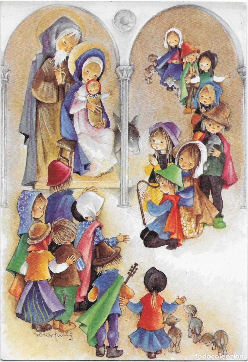 Postais: 2071K - ROSER PUIG - EDICIONES SABADELL SERIE MIRACLE 02.04.013.2 - DIPTICA 16,8X11,5 CM- NUEVA
