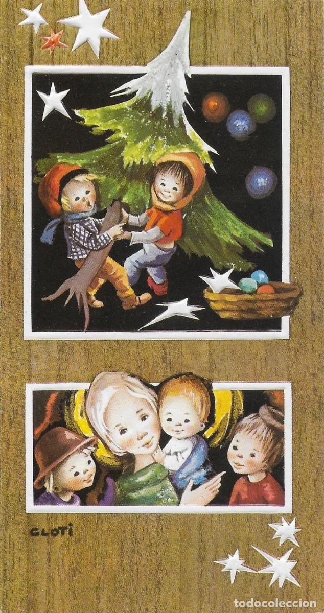 Postcards: 2096K - CLOTI - EDICIONES CREACIONES SERIE 912.1 - DIPTICA , RELIEVE, 16X8,5 CM - DATA 1970