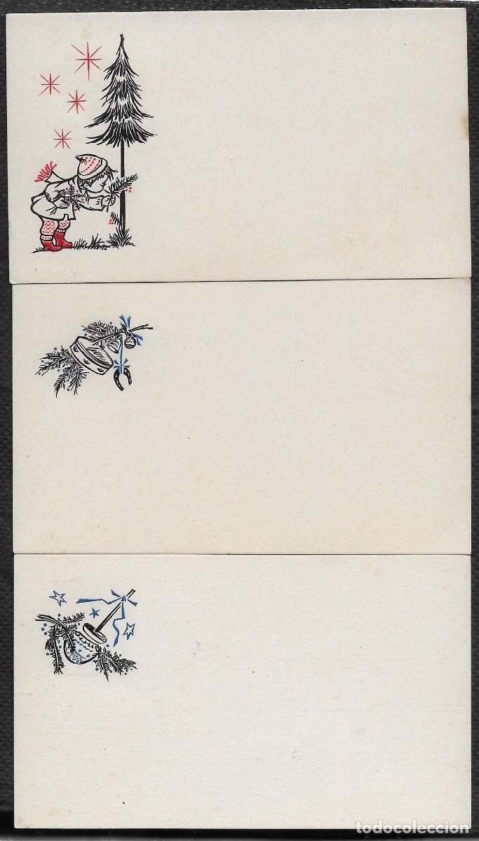 Postais: 0868D -LOTE 3 PRECIOSAS Y ANTIGUAS TARJETAS GRABADAS- EDIC &rdquo;D&rdquo; SERIE C-135 1/3/6 - 11 X6,5CM