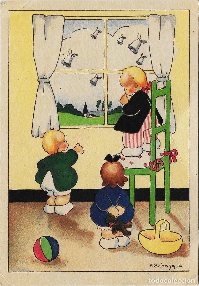 Postcards: 8978 - HEL&Eacute;NA SCHEGGIA - CAMPANAS AL VUELO - EDICIONES GBB SERIE 1001 7 -IMPRESA EN BELGICA