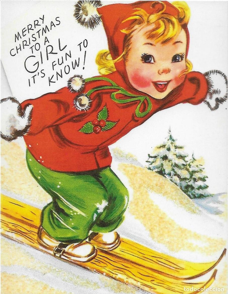 Postais: 8883 -LA NAVIDAD ES COMO UNA NI&Ntilde;A DIVERTIDA - SERIE CE-5014- 14X11 CM