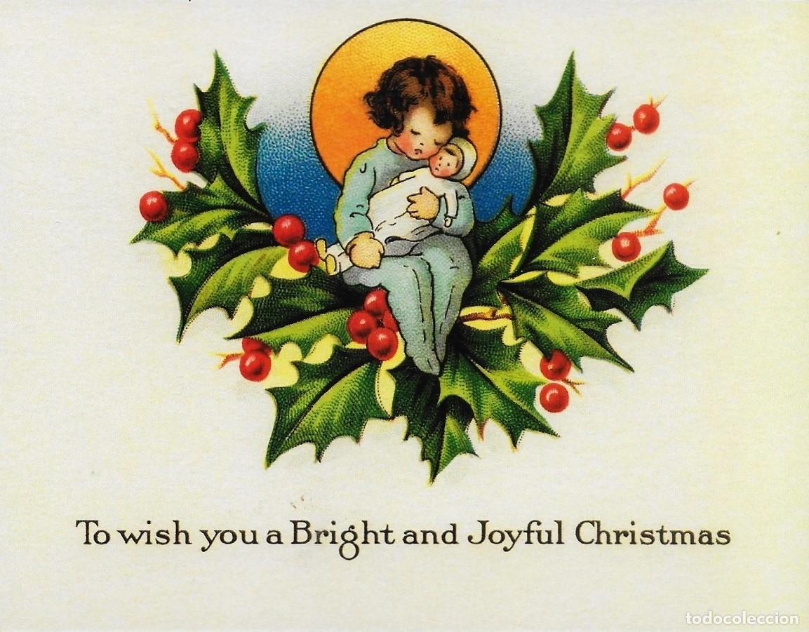 Postais: 8891 - POSTAL PARA DESEARLES UNA BRILLANTE Y ALEGRE NAVIDAD -SERIE CE-5014- 14X11 CM