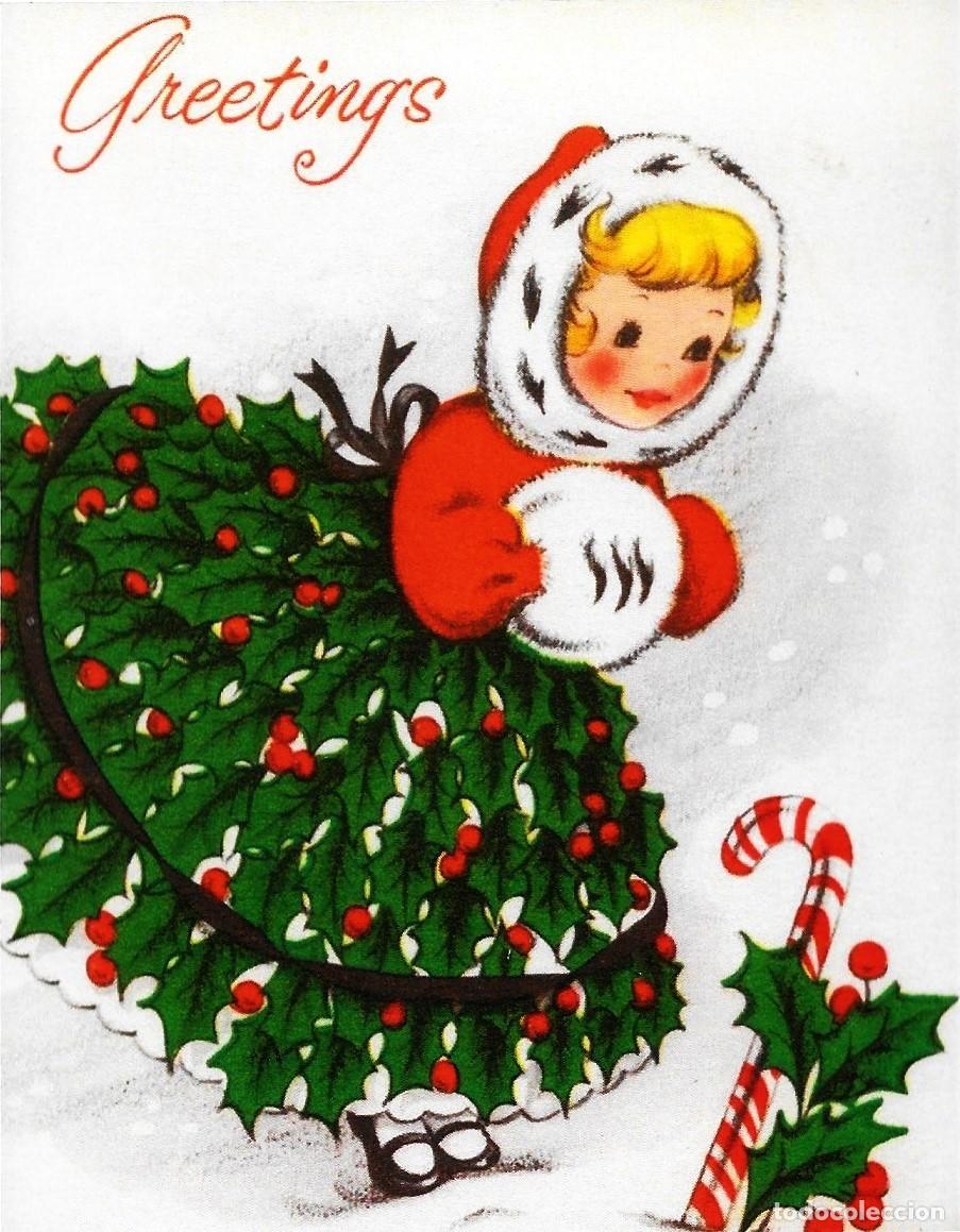 Postais: 8897 - LA NAVIDAD, D&Iacute;AS DULCS COMO GOLOSINAS- SERIE CE-5014- 14X11 CM