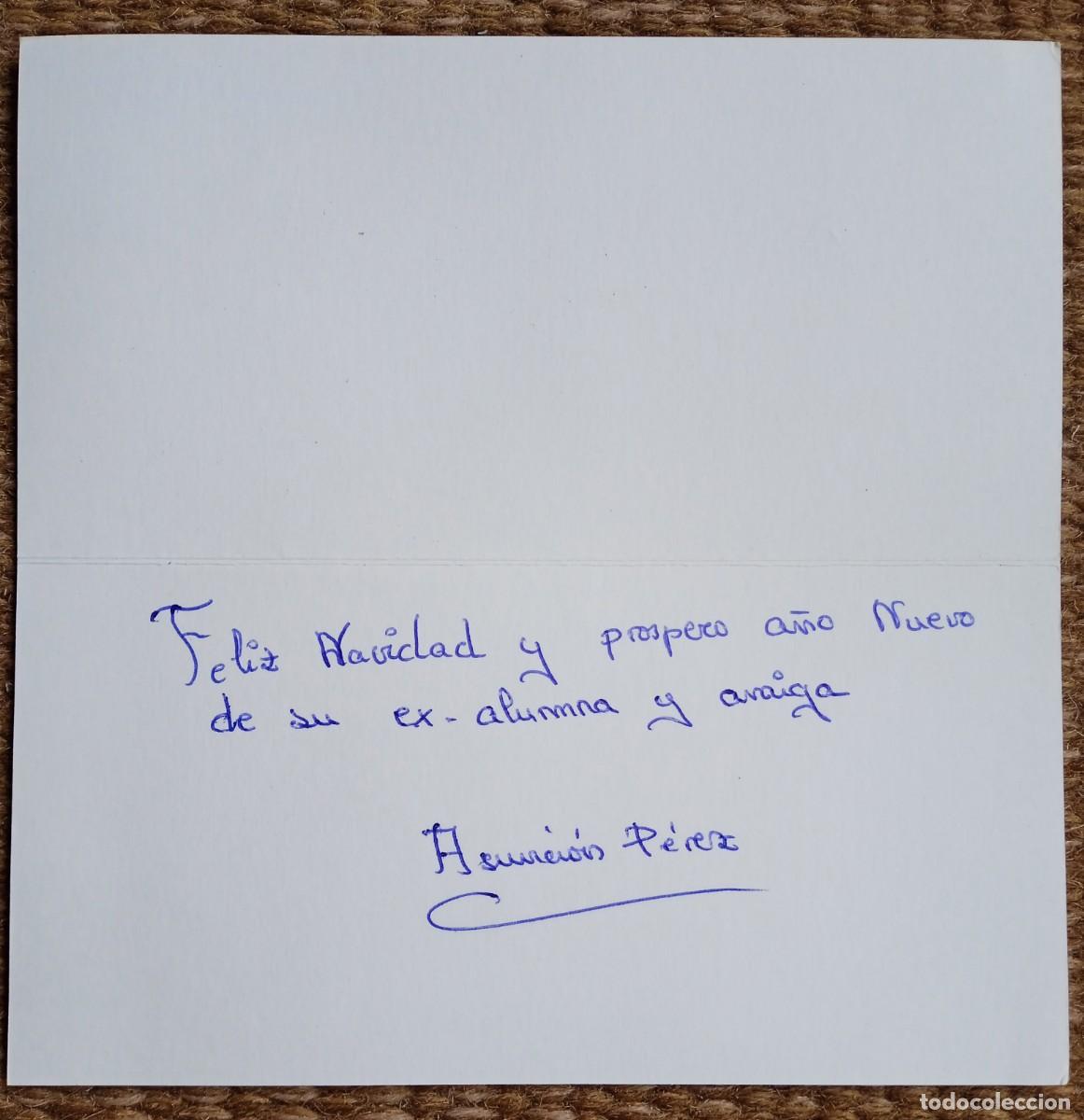 Postales: TARJETA DE NAVIDAD ESCRITA - Foto 3