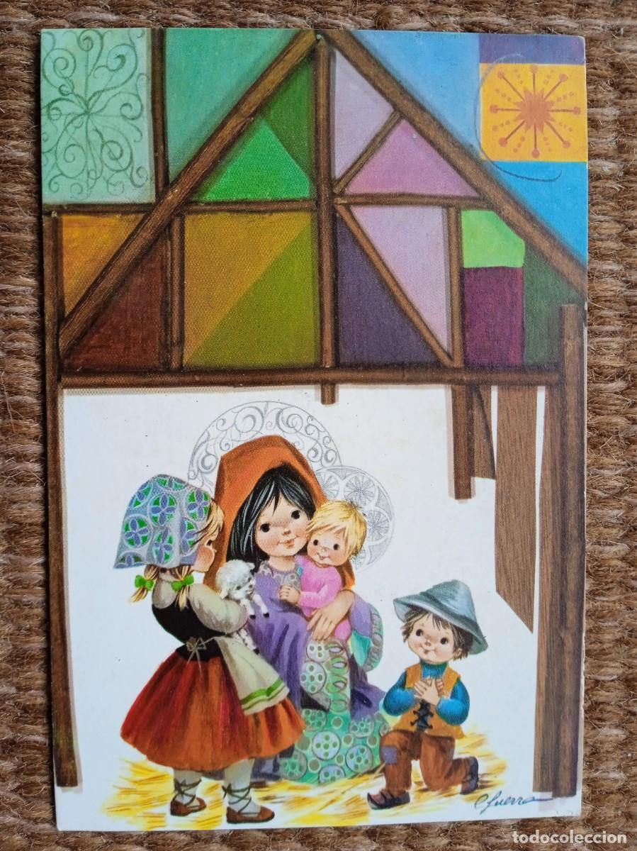 Postais: E FUERRA - ILUSTRACION PARA TARJETA DE NAVIDAD 1970