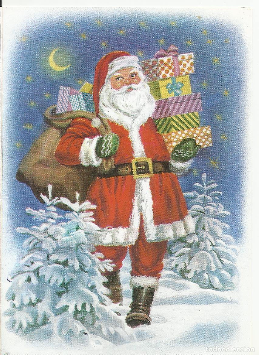 Postcards: Postal Navidad. Santa Claus. Bulgaria. 1992. Doble p&aacute;gina. 11x15 cm. Escrita.