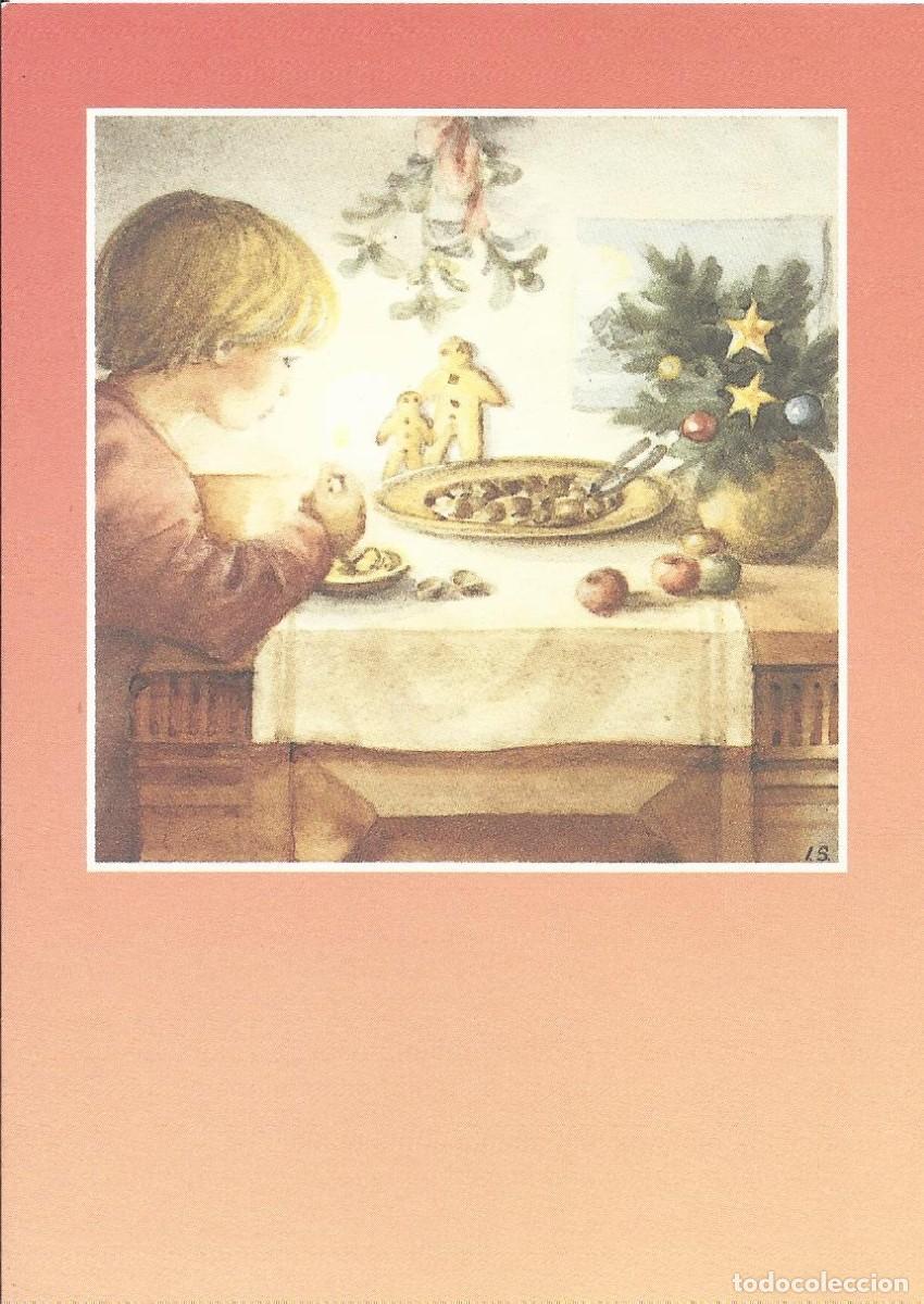 Postcards: Postal Navidad. UNICEF. Inge Sauer. 1996. Alemania. Suiza. Doble p&aacute;gina. 11x16 cm. Escrita.