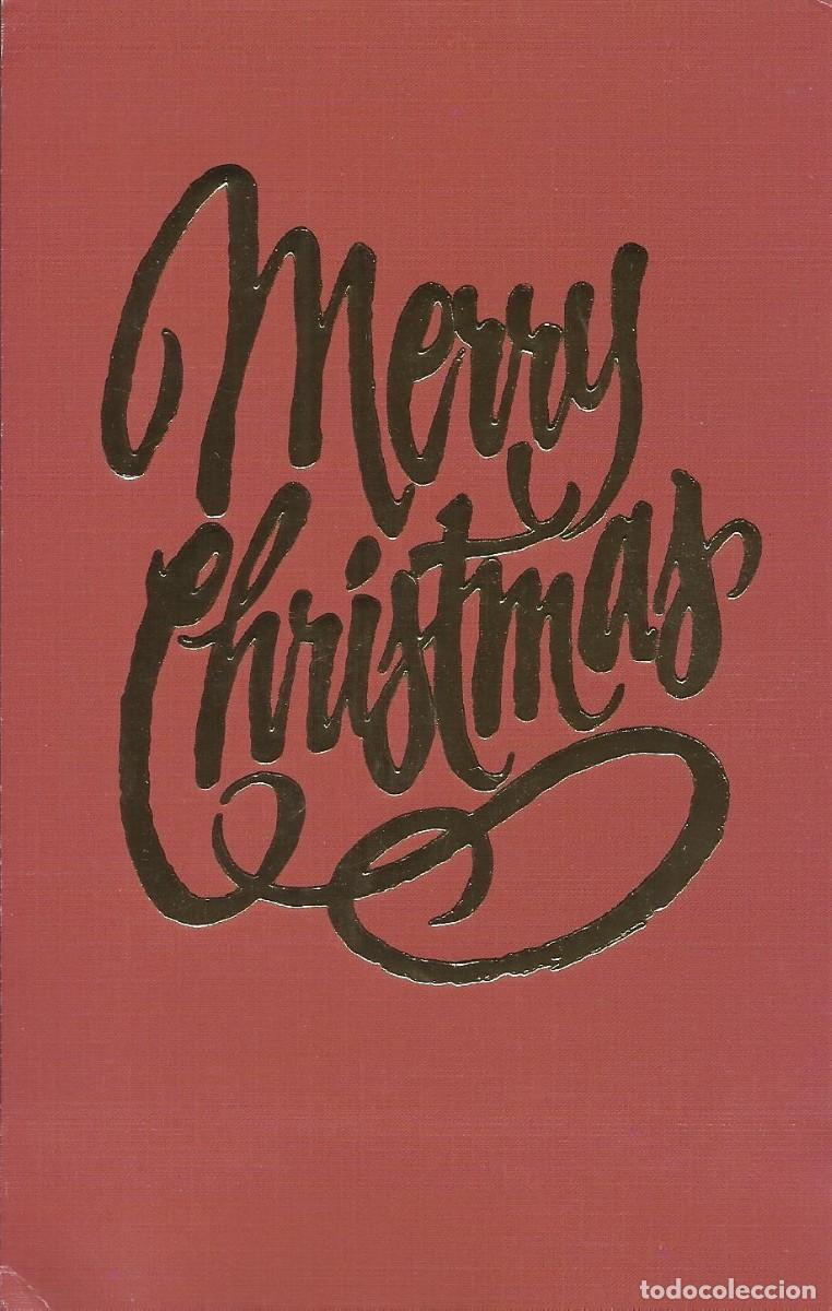 Postcards: Postal Navidad. 1992. Escrita. Doble p&aacute;gina. Merry Christmas. Australia. 18,5x12 cm.