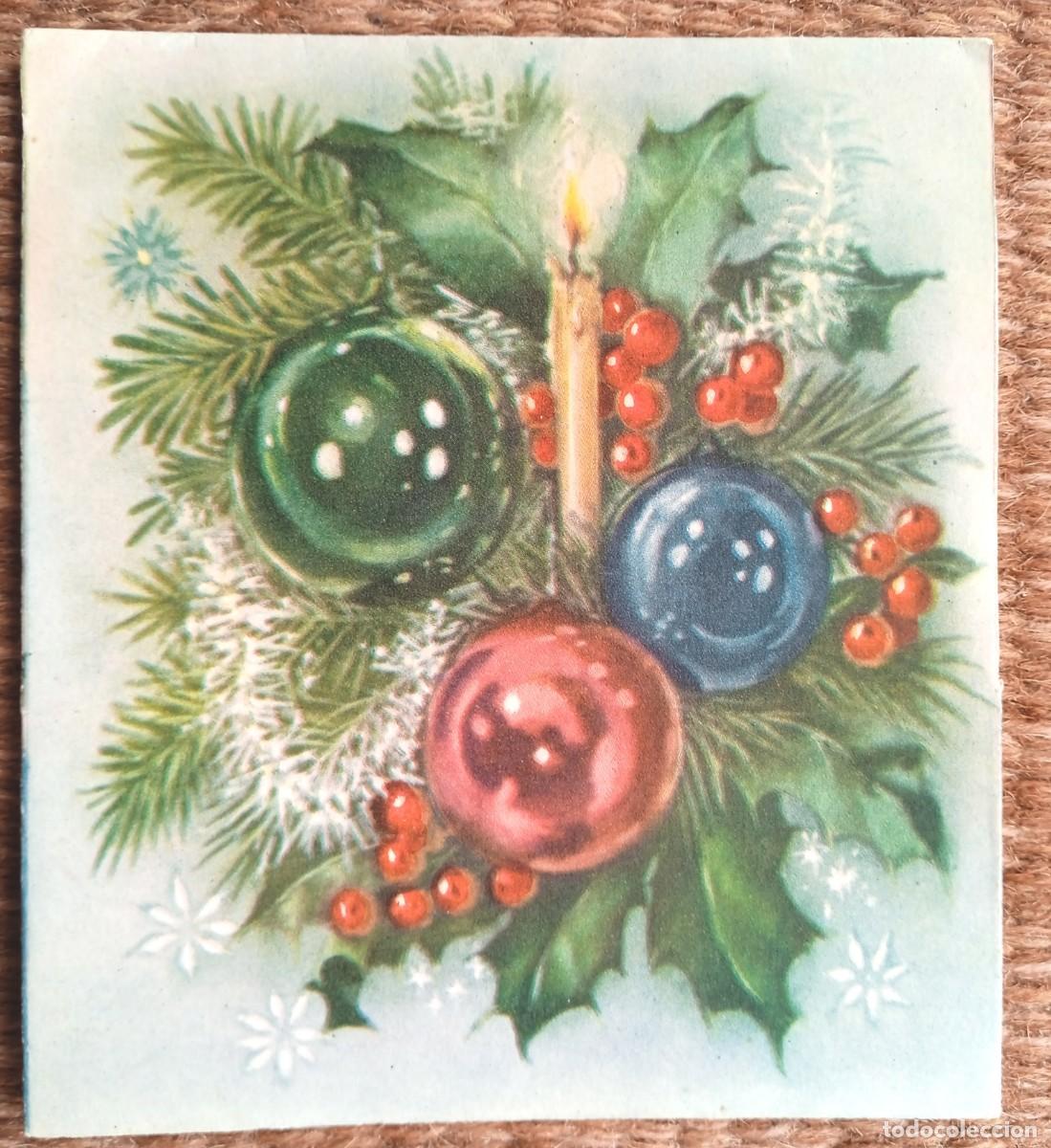 Postales: TARJETA DE NAVIDAD TROQUELADA - ESCRITA - Foto 1