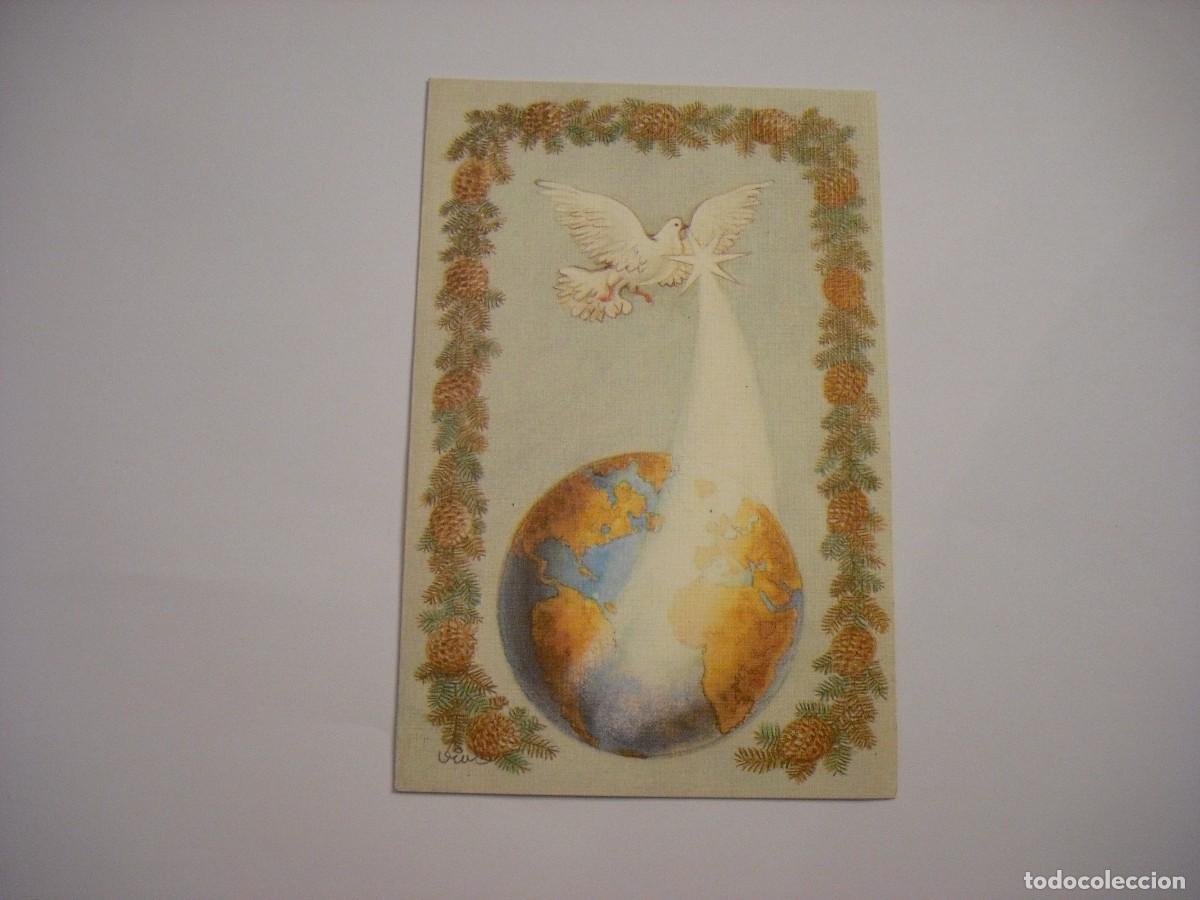 Postales: BONITA POSTAL DE NAVIDAD. DOBLE ESCRITA - Foto 1