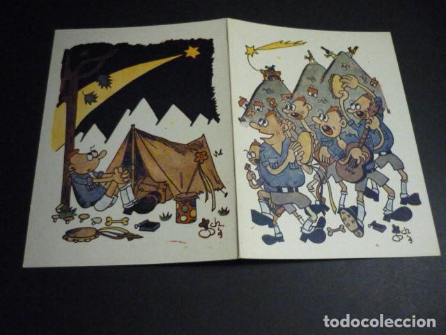 Cartes Postales: FRENTE DE JUVENTUDES FALANGE ESPA&Ntilde;OLA FELICITACION DE NAVIDAD 16,5 X 12 CM