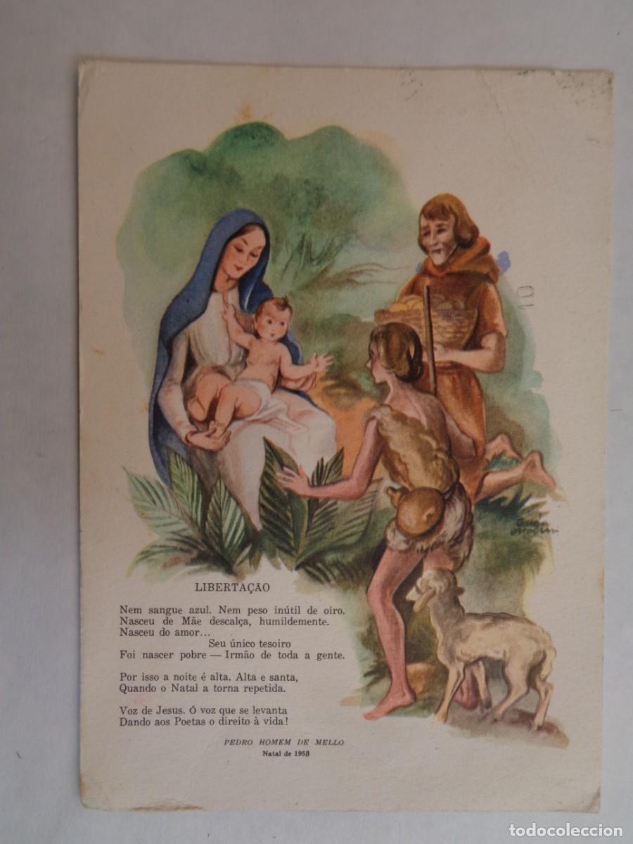 Cartes Postales: BONITA POSTAL DE FELICITACION DE NAVIDAD DE PORTUGAL . A&Ntilde;OS 50