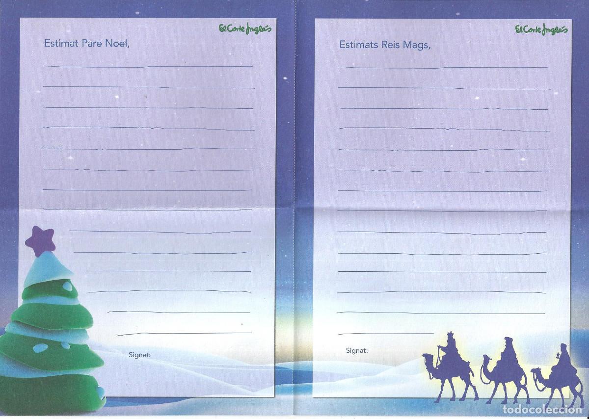 Postcards: CARTA PER ALS REIS MAGS ORIENT // PARE NOEL DE LAP&Ograve;NIA - EL CORTE INGL&Eacute;S