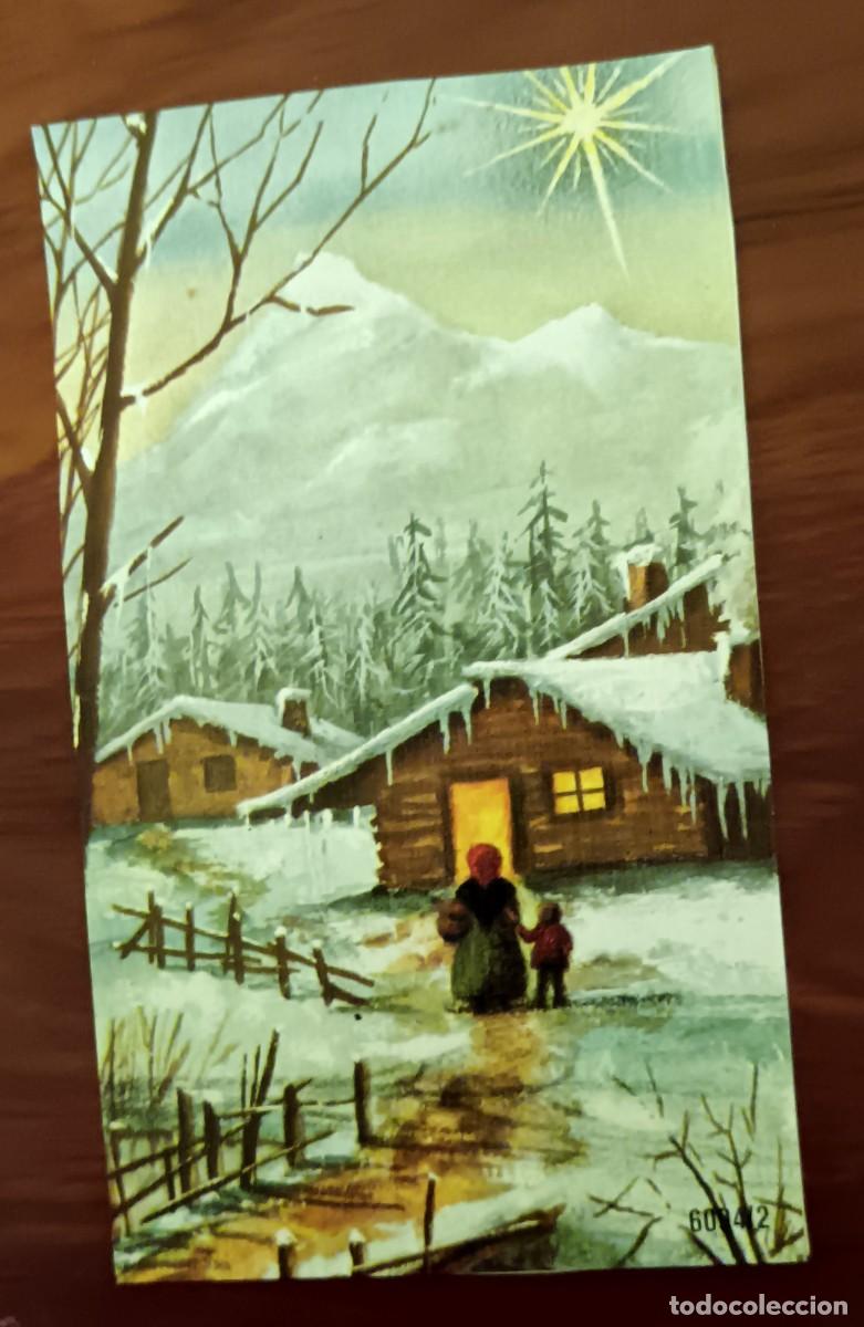 Postales: POSTAL SENCILLA NAVIDAD N&ordm; 6094/2 SIN ESCRIBIR 14X8 CM.