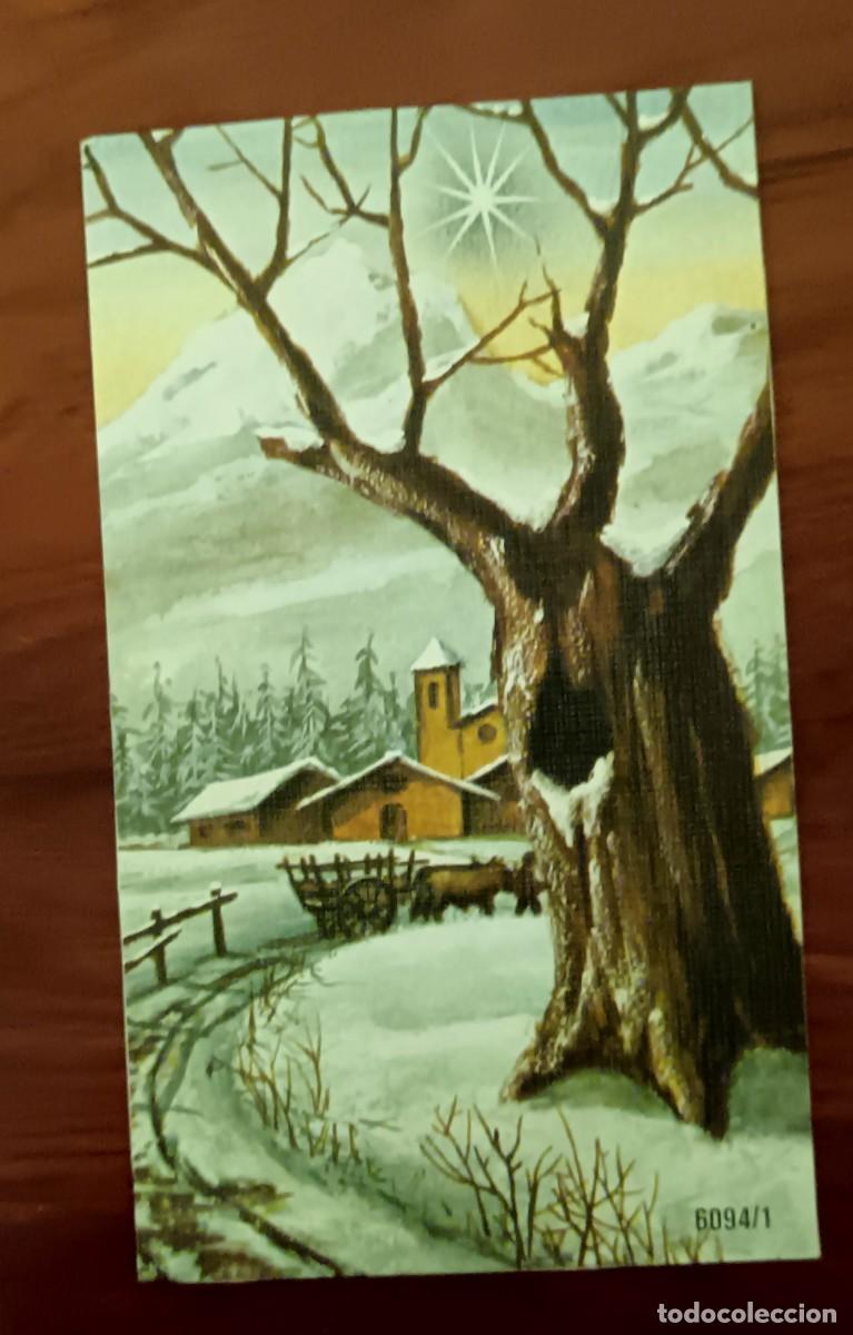 Postales: POSTAL SENCILLA NAVIDAD N&ordm; 6094/1 SIN ESCRIBIR 14X8 CM.