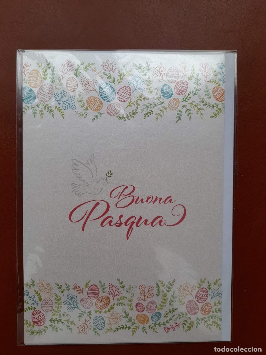 Postkarten: Postal Pascua Papel de primera calidad. Christmas Navidad