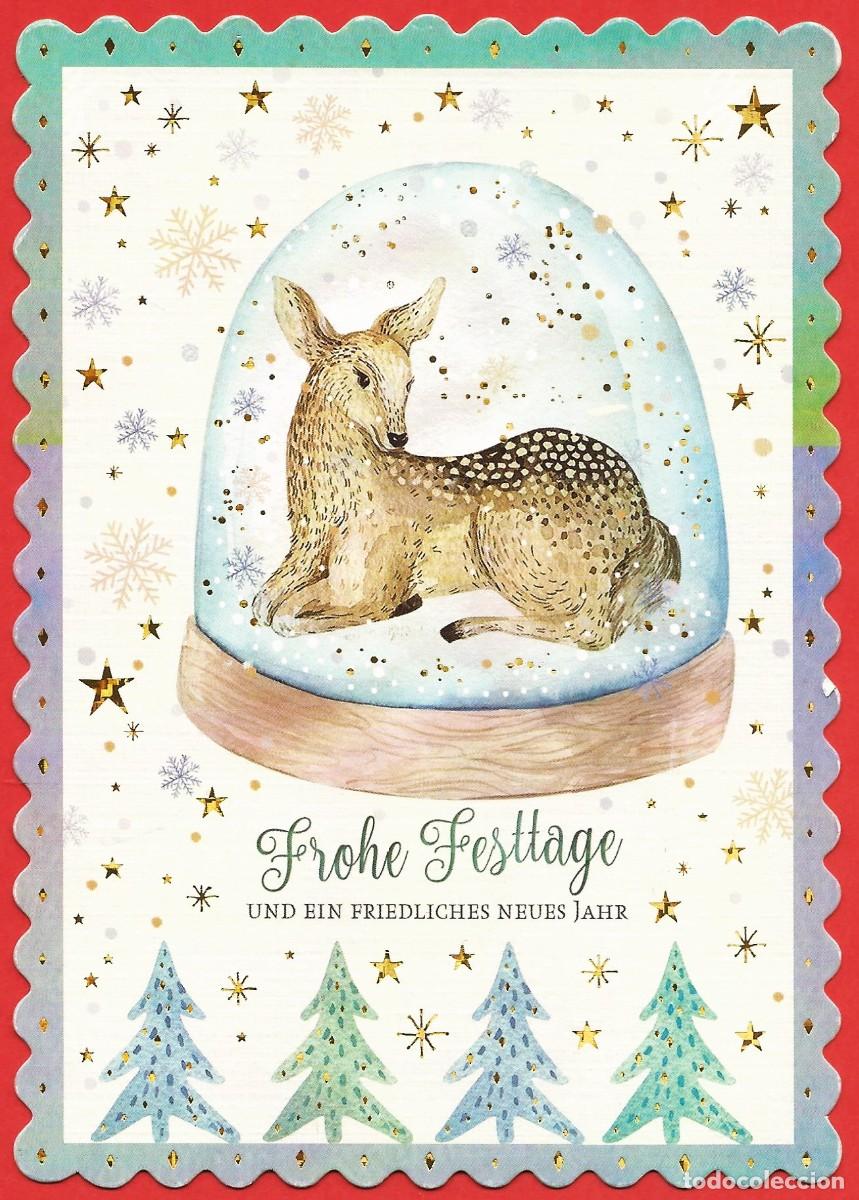 Postkarten: Postal alemana &rdquo; Frohe Festtage &rdquo; ( Felices Fiestas )