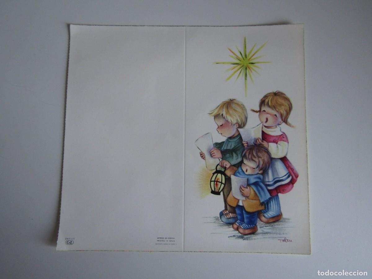 Postkarten: BONITA POSTAL DIPTICO POSTAN NAVIDAD ILUSTRA TOLIN A&Ntilde;OS 80 - 90