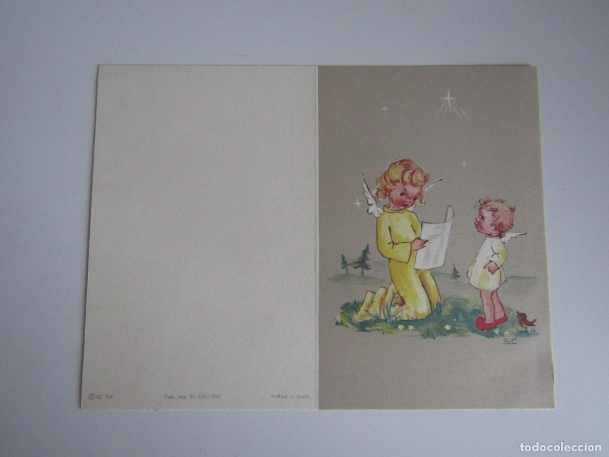 Postkarten: BONITA POSTAL DIPTICO POSTAN NAVIDAD ILUSTRA SC A&Ntilde;OS 80 - 90