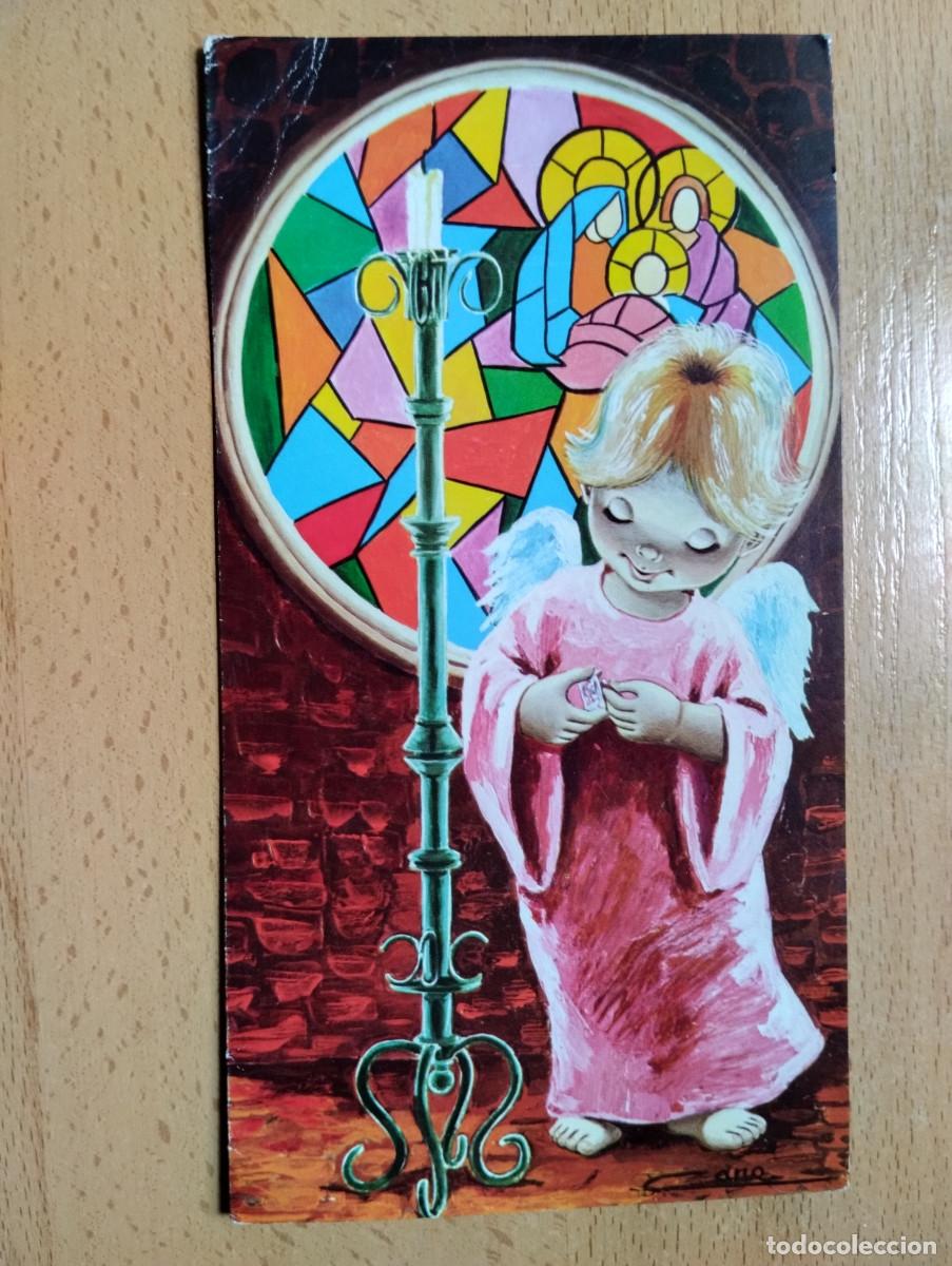 Postkarten: POSTAL D&Iacute;PTICO NAVIDAD ILUSTRADA CANO EUROCROMO 710/2 19,7X10 CM.