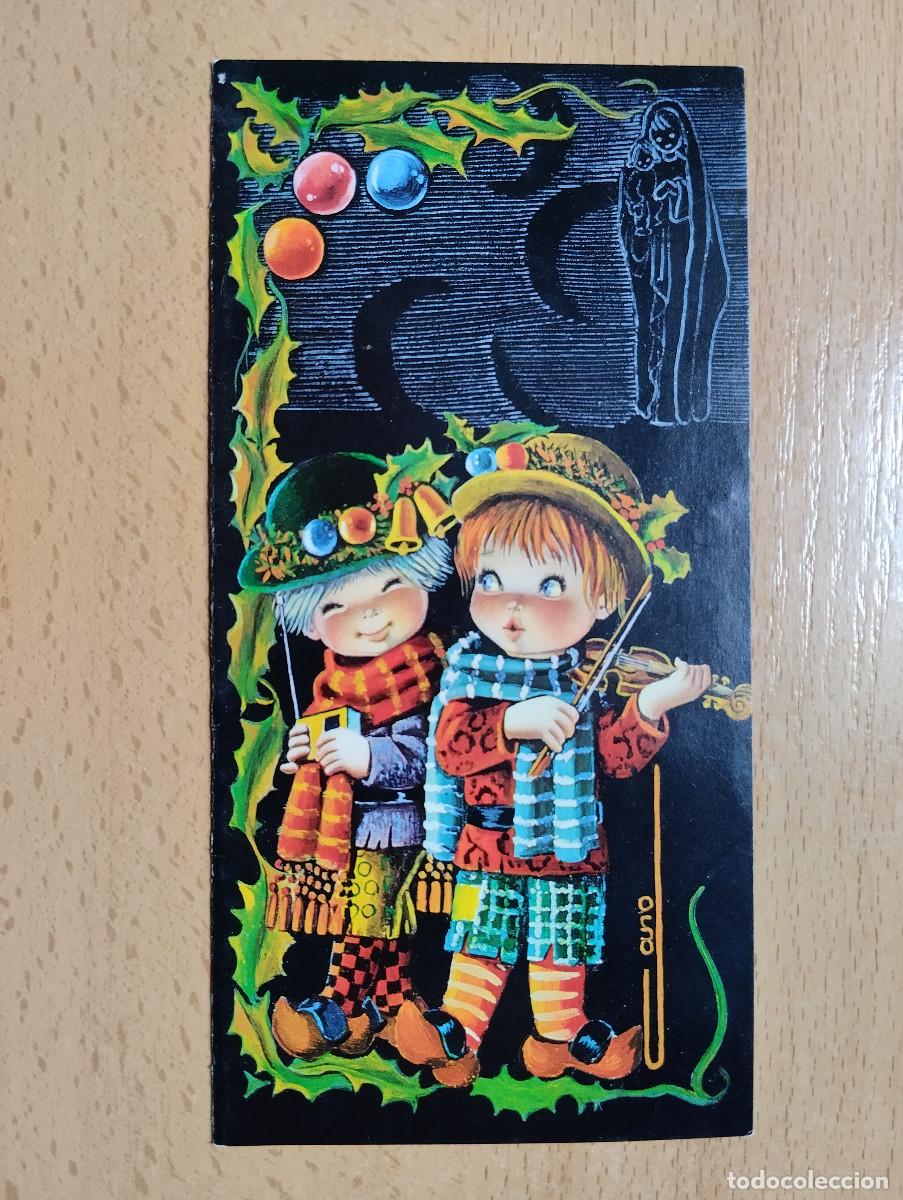 Postkarten: POSTAL D&Iacute;PTICO NAVIDAD ILUSTRADA CANO 3849/157-B 15,6X7,8 CM.