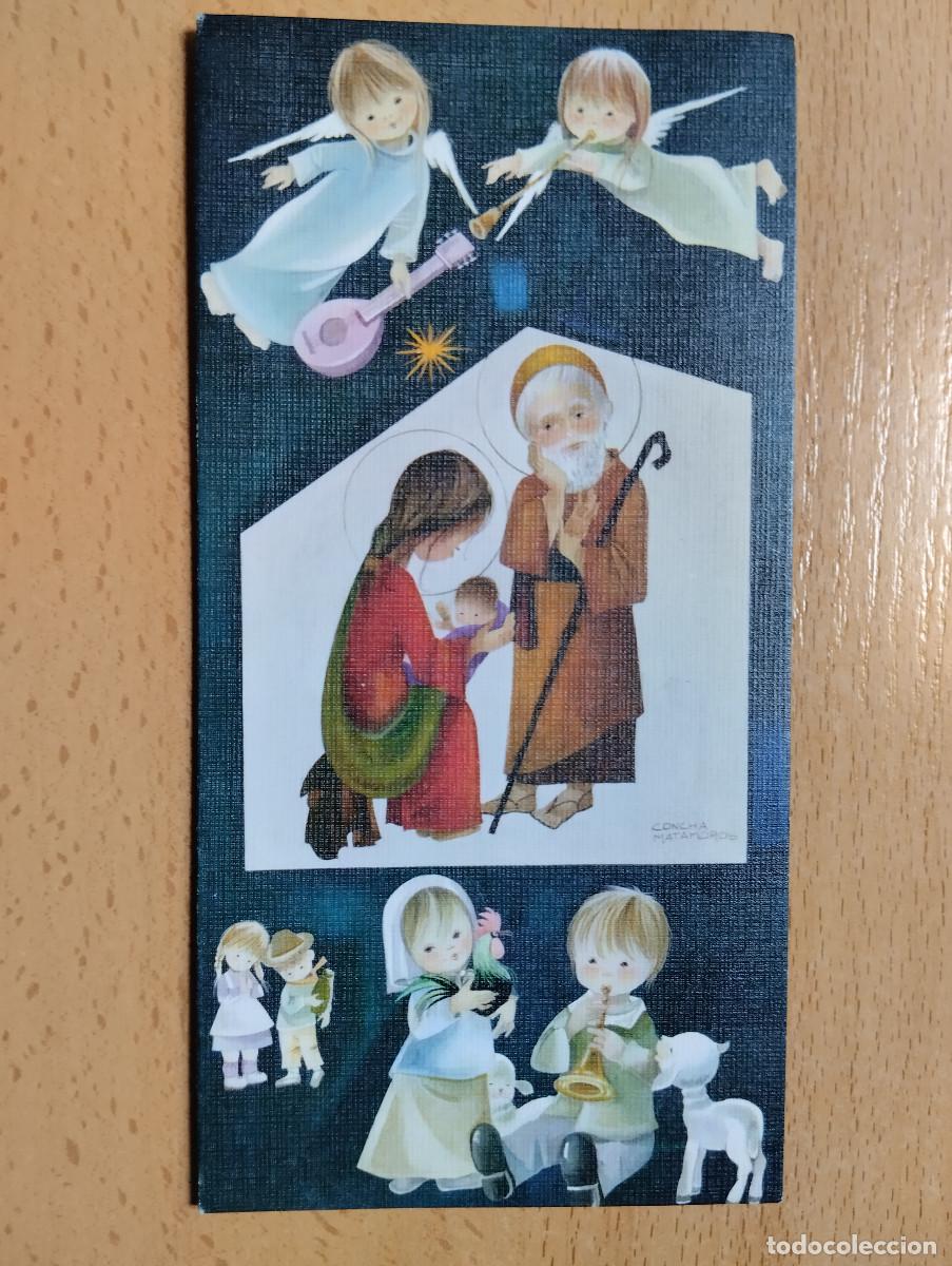 Postkarten: POSTAL D&Iacute;PTICO NAVIDAD ILUSTRADA CONCHA MATAMOROS 3278 16,5X8,5 CM.