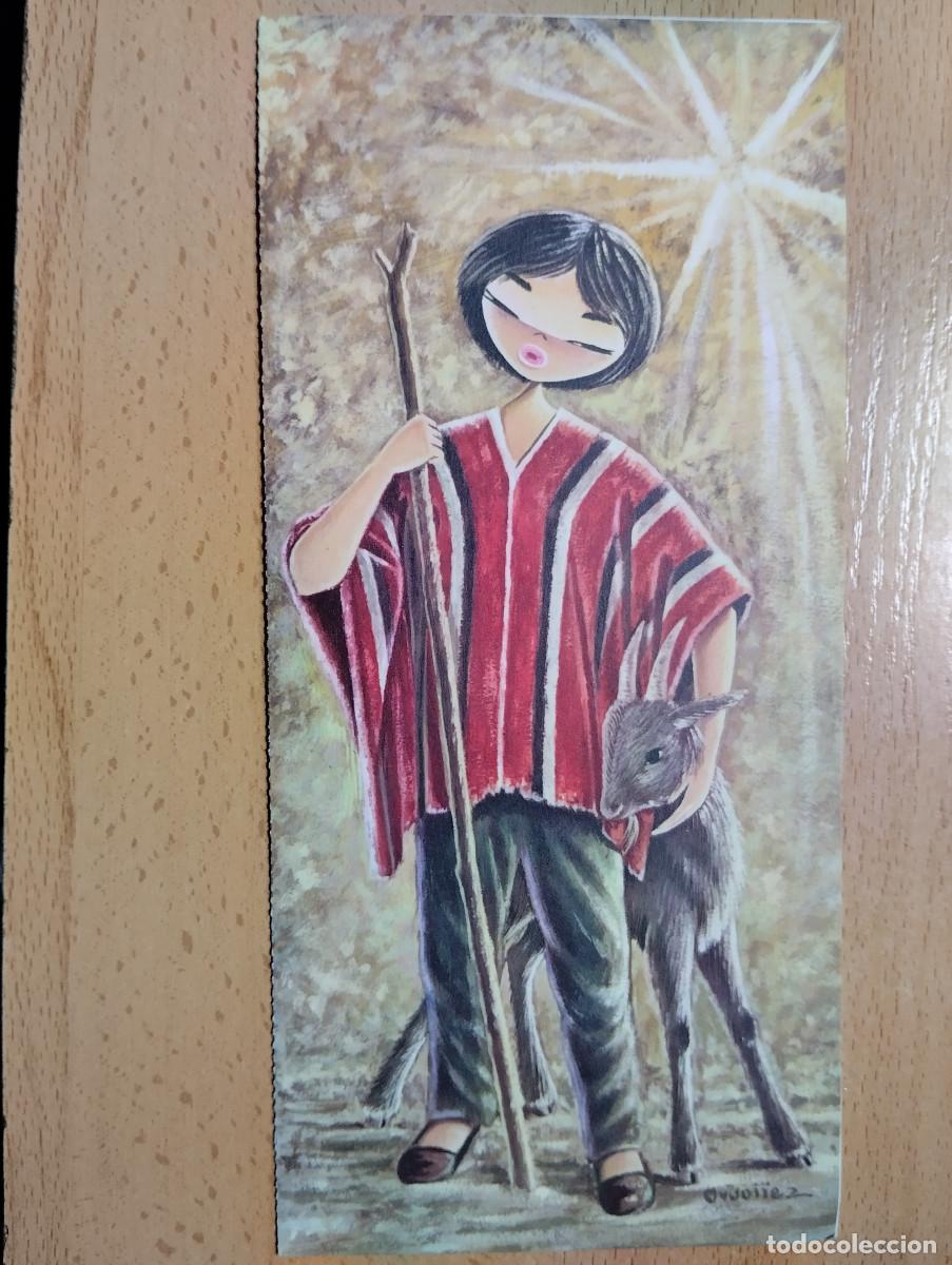 Postkarten: POSTAL D&Iacute;PTICO NAVIDAD ILUSTRADA ORDO&Ntilde;EZ 64/1 21X9,8 CM.